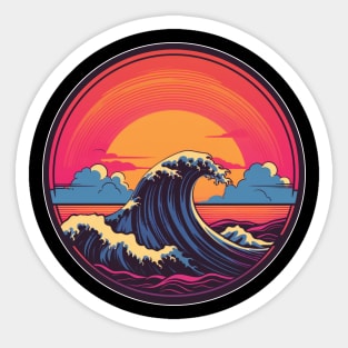 Retrowave Sticker